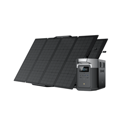 EcoFlow DELTA Max 2000 + 110W Portable Solar Panel