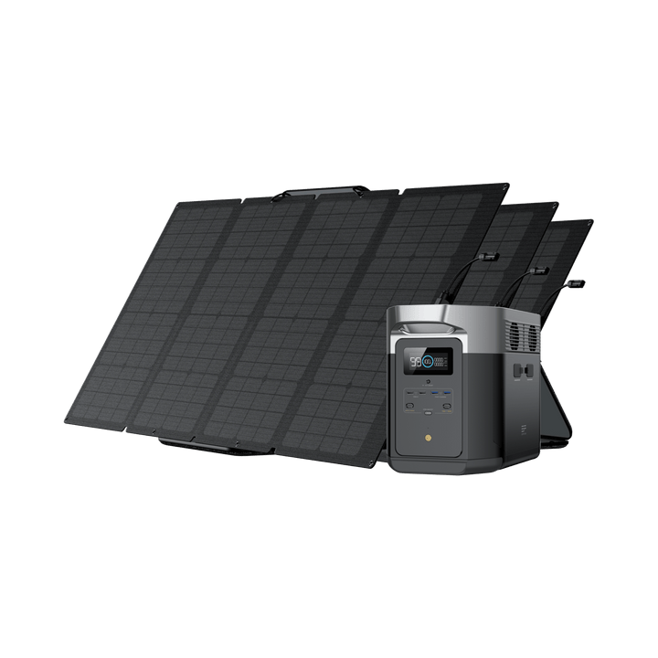 EcoFlow DELTA Max 2000 + 110W Portable Solar Panel