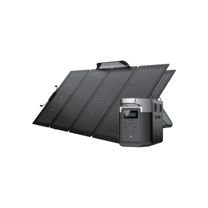 EcoFlow DELTA Max 2000 + 220W Portable Solar Panel