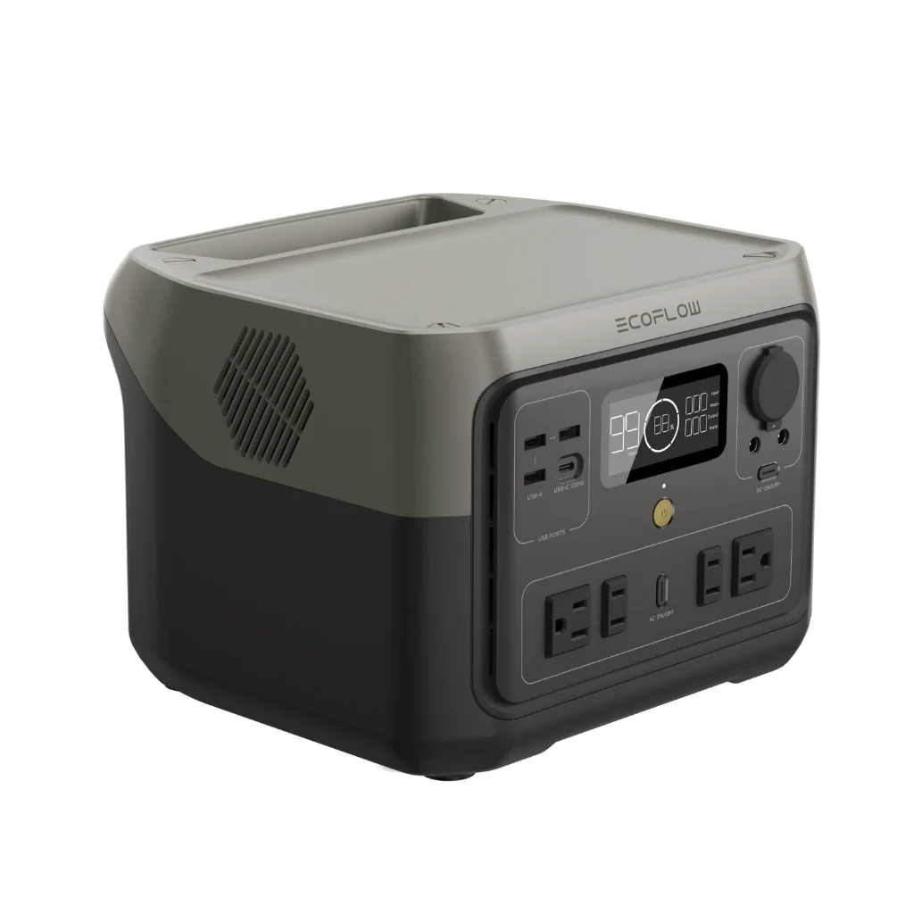 EcoFlow RIVER 2 Max Portable Lightweight Power Station - For Outdoor Camping, RV, Home Use
