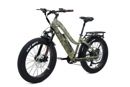 Bakcou Flatlander ST Frame Hunting Ebike Fat Tire Electric Mountain Bike 750w