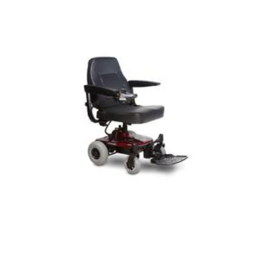 Shoprider Jimmie Adjustable Captain Seat Lightweight Portable Power Chair - Effortless Breakdown For Travel and On the Go
