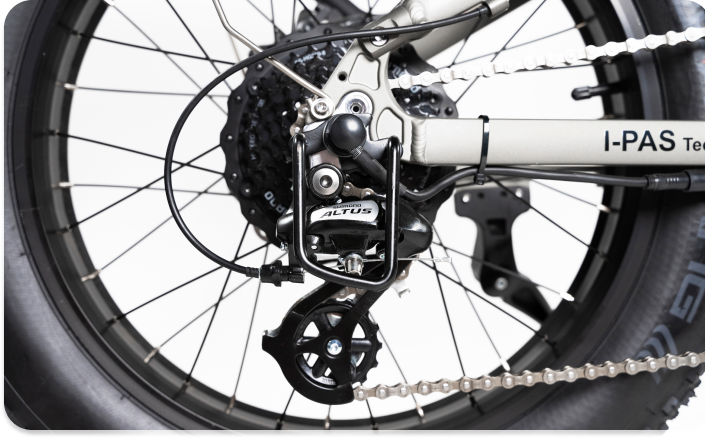Yamee Fat Bear 750S 750W Motor 48V 11.6AH Battery Foldable Fat Tire Electric Bike