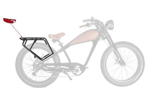 Revi Bikes Cheetah Pannier Bag + Rear Rack Fender and Rear Light Bundle
