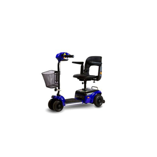 Shoprider Scootie 4-Wheel Lightweight Mobility Scooter - Fold Down Easy Storage, For Seniors and Sharp Turning