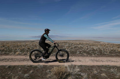 Bakcou Scout Fat Tire Ultra Mid Drive Electric Mountain Bike - Full Suspension 11-Speed For Sport Riding