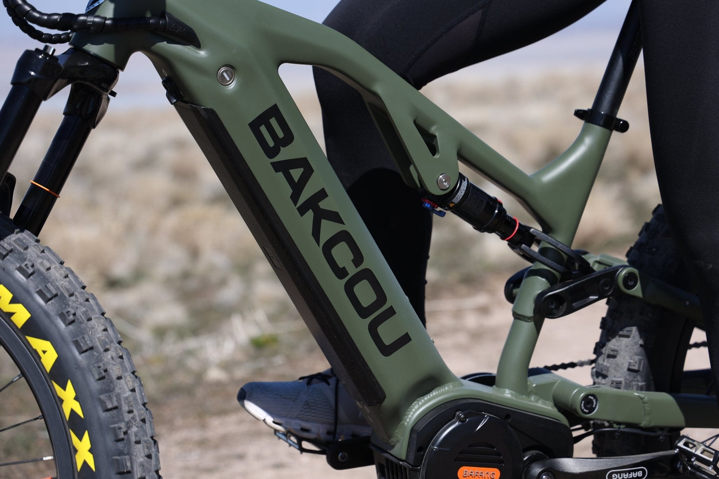 Bakcou Scout Fat Tire Ultra Mid Drive Electric Mountain Bike - Full Suspension 11-Speed For Sport Riding