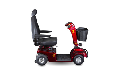 Shoprider Sunrunner 4-Wheel Long Distance Mobility Scooter - All Terrain, Heavy Duty Chair, 300lbs Weight Capacity